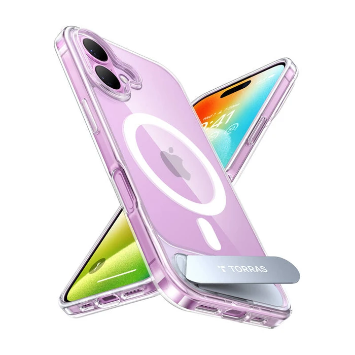 Θήκη Κινητού Torras Pstand Series for iPhone 16 Plus (transparentne)