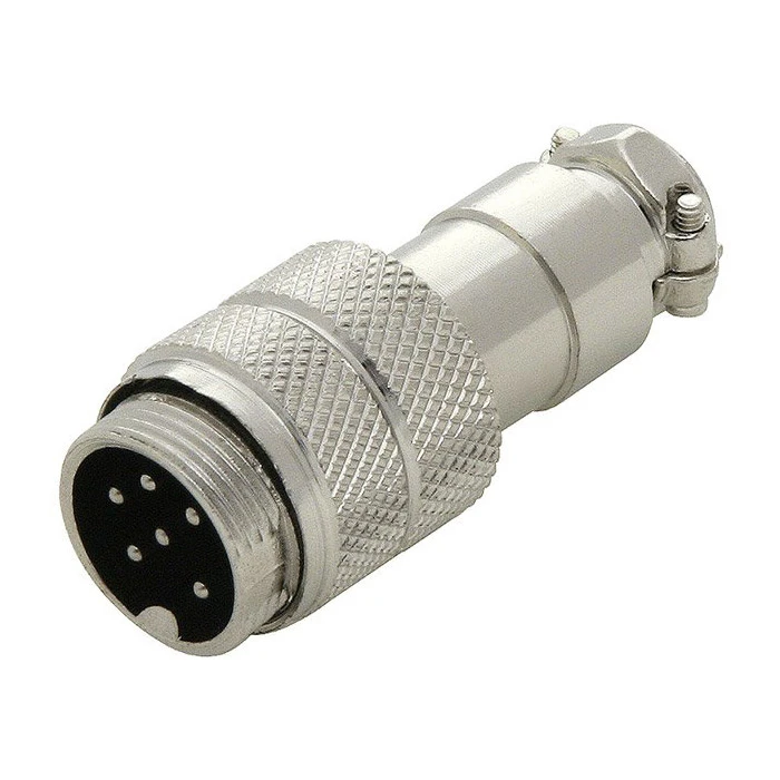 Default DM-133 CB Microphone Male 6 Pin Cable Plug
