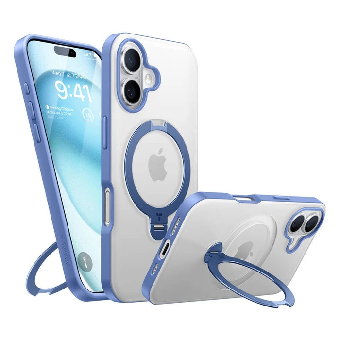 Θήκη Κινητού Torras Ostand Spin for iPhone 16 (Blue)