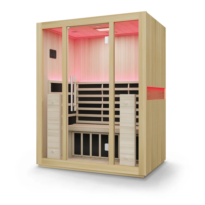 Σάουνα Υπέρυθρων AMILA Uv3 Espoo Full Spectrum 3 Ατόμων 153x103x195 cm 2320W