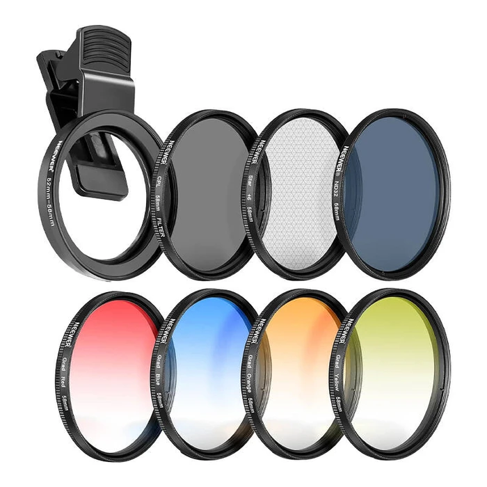 Φίλτρo Κάμερας ?Κινητών Neewer 58mm smartphone filter set