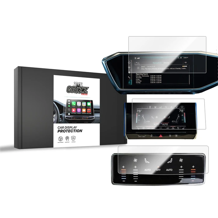 Ceramic GrizzGlass CarDisplay Protection Audi A7 C8 [3in1] 2018-2025