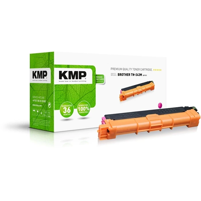 KMP Toner αντικατάστασης Brother TN243M Magenta 1000 σελίδες (ανακατασκευασμένο) - MPN 1268,0006