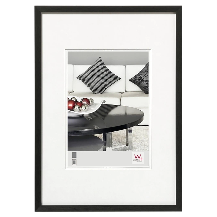 Walther Metal Picture Frame with Black Border AJ342B