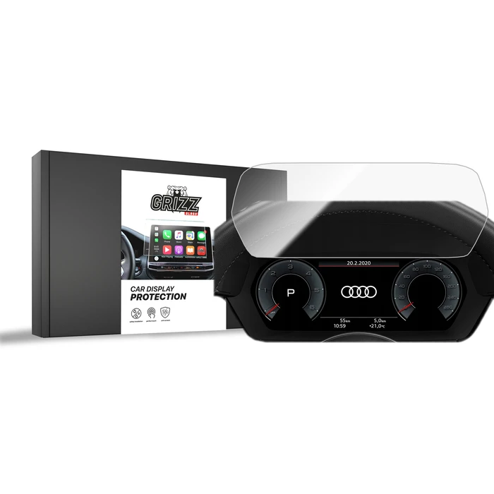 Ceramic GrizzGlass CarDisplay Protection Audi RS3 8Y Virtual Cockpit Plus 12,3" (2020-2026)