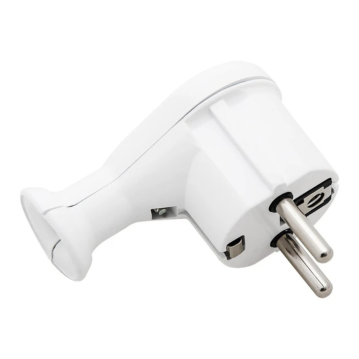 Φις Ρεύματος Αρσενικό Σούκο Γωνιακό με Δαχτυλίδι Λευκό