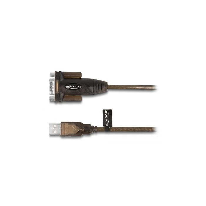 DELOCK Adapter USB 2.0 Type-A σε 1 x Σειριακή RS-232 D-sub 9 ακίδων (62645)