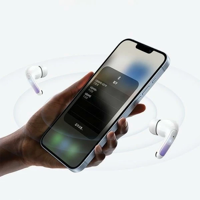USAMS X-don Series wireless in-ear headphones ENC TWS Bluetooth 5.3 gradient blue