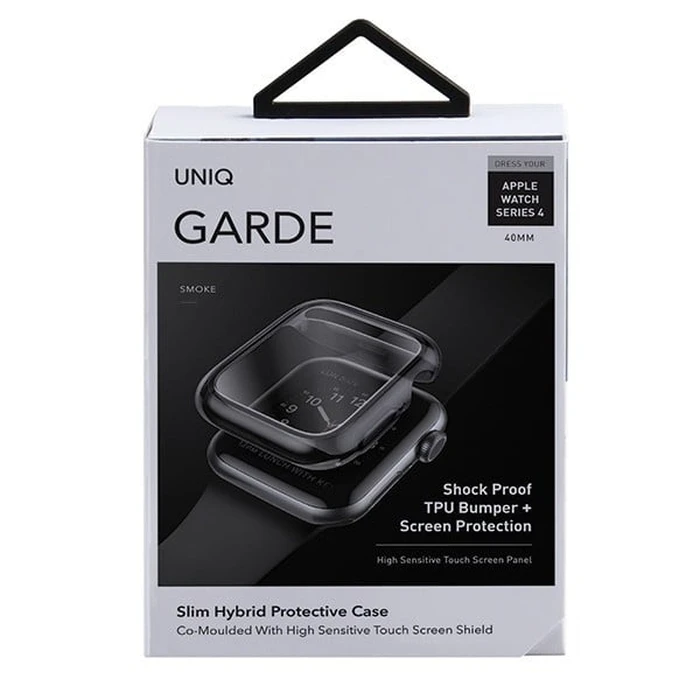 UNIQ Garde case Apple Watch 4/5/6/7/SE/8/9 40/41MM gray/smoked grey