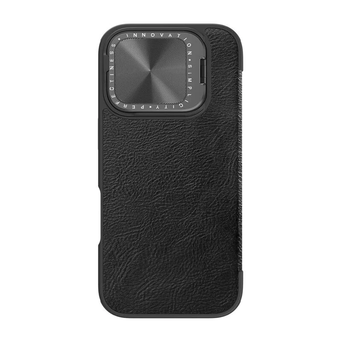 Θήκη Κινητού Etui Nillkin Qin Prop Leather iPhone 16 (Black)