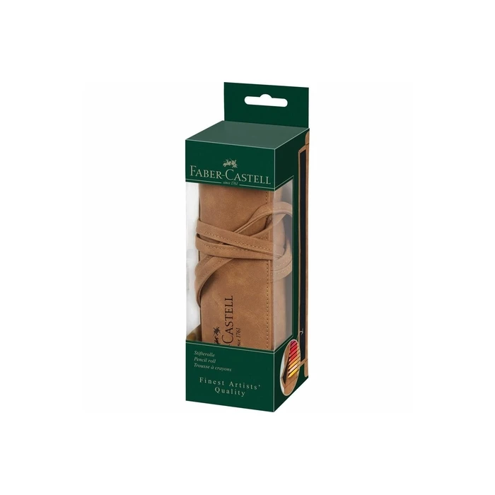 Faber-Castell Imitation Barrel Pencil Case Brown 121434