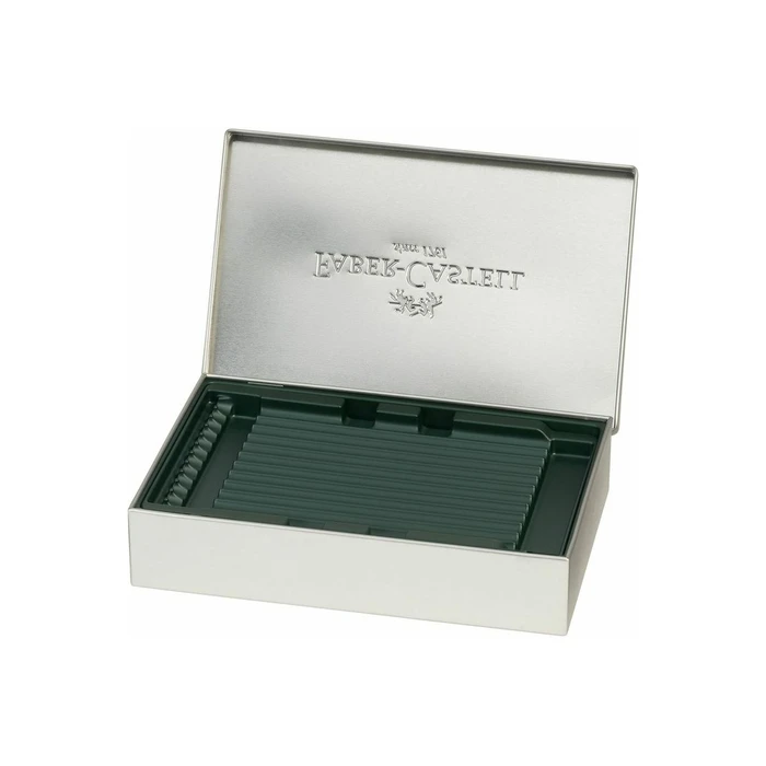 Faber-Castell Art & Graphic Metal Tin for 36 Pencils, empty (incl. 3 inlays) — Model 180011