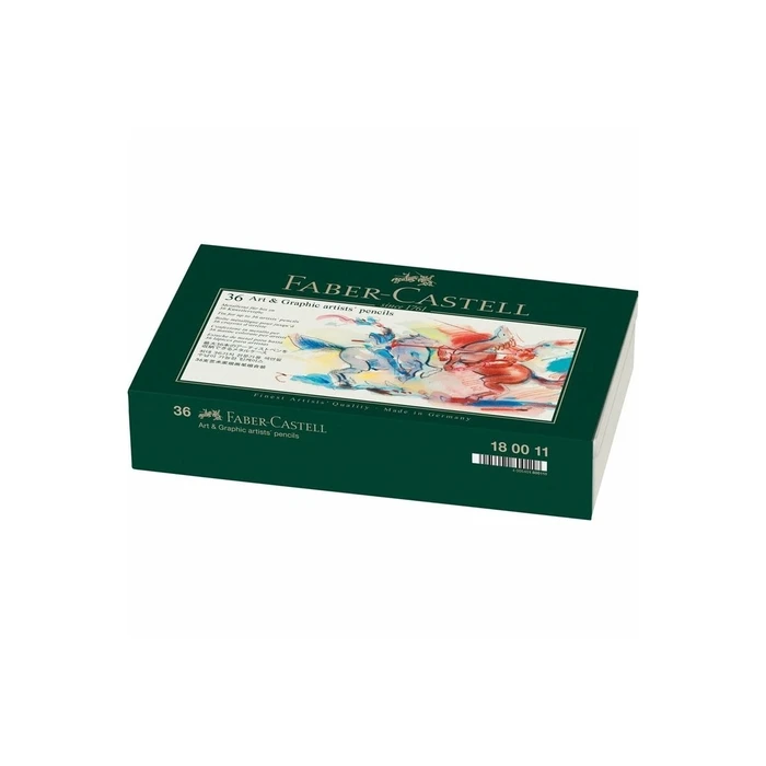 Faber-Castell Art & Graphic Metal Tin for 36 Pencils, empty (incl. 3 inlays) — Model 180011