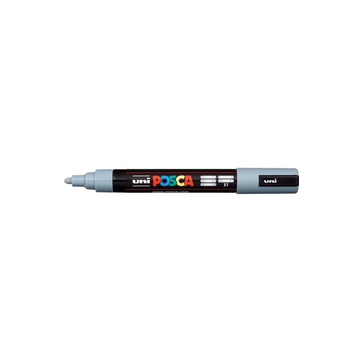 Posca PC-5M Μαρκαδόρος Σχεδίου Γκρι 2.5mm (PC-5M/37)