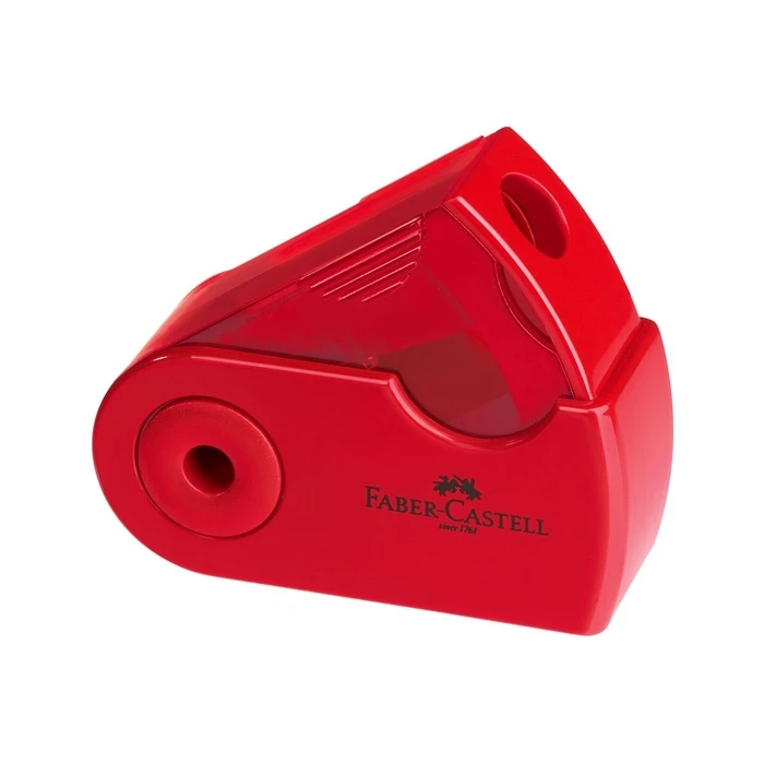 Faber-Castell Klappspitzdose Sleeve Mini (red/blue) - Sleeve Mini pencil sharpener