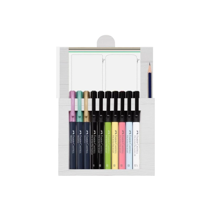 Faber-Castell Hand Lettering Μαρκαδόροι Καλλιγραφίας 0.3mm Σετ 12 χρώματα 267103