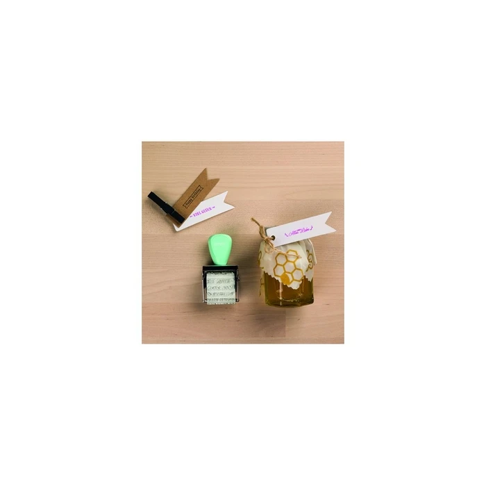 trodat Creative Mini/V4 Pastel Green 1129 - "Beste W?nsche" creative mini stamp (12 motifs)