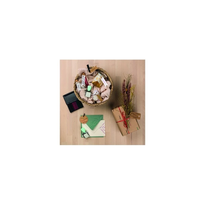 trodat Creative Mini/V4 Pastel Green 1129 - "Beste W?nsche" creative mini stamp (12 motifs)