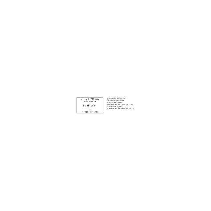 Trodat Replacement Ink Pad 2 pcs Black 6/56 for 5460 (MPN 78255)
