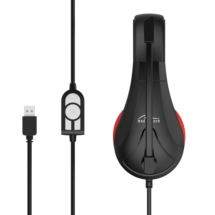 Gaming Headsets Media Tech NEMESIS USB Stereo, with microphone