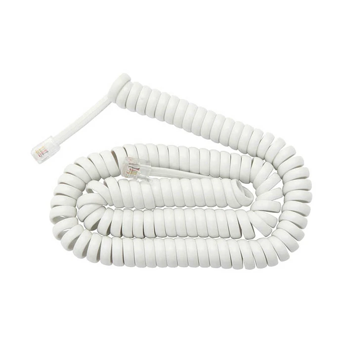 Τηλεφωνικό Καλώδιο DM 4P4C 2m λευκό