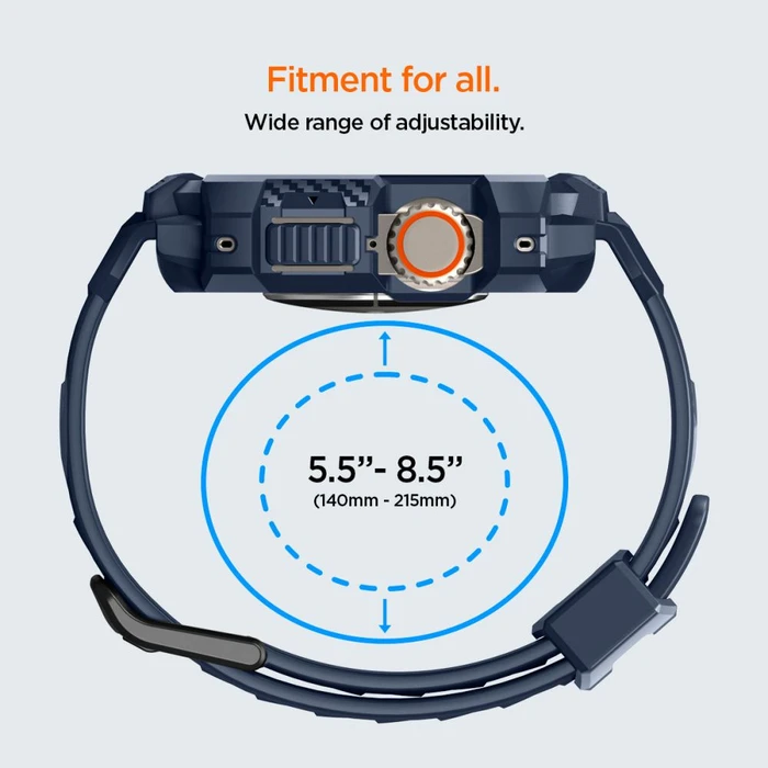 Case Spigen Rugged Armor Pro Apple Watch Ultra 1/2 49mm Navy Blue