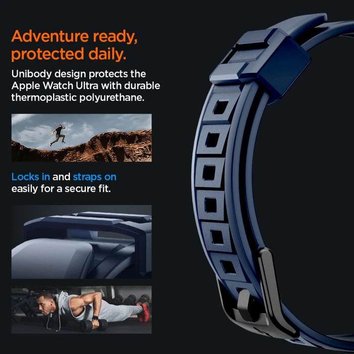 Case Spigen Rugged Armor Pro Apple Watch Ultra 1/2 49mm Navy Blue