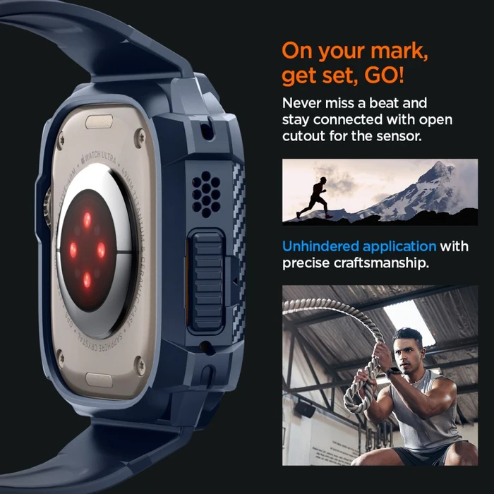 Case Spigen Rugged Armor Pro Apple Watch Ultra 1/2 49mm Navy Blue