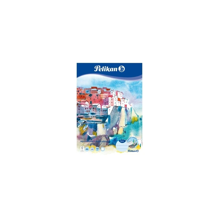 Pelikan Aquarellblock C4/20 FSC - Watercolor Block A4 20 Sheets