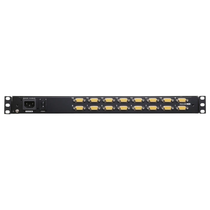 ATEN CL3116NX KVM Switch, 18.5-inch TFT, VGA, PS/2-USB, 16-Port, FR keyboard layout