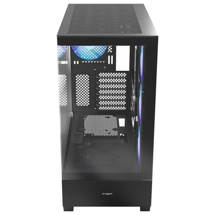 FSP/Fortron M370-BA Gaming Midi Tower Κουτί Υπολογιστή με Πλαϊνό Παράθυρο & ARGB Φωτισμό Μαύρο