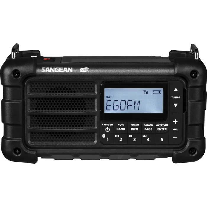 Sangean MMR-99 DAB Μαύρο - Έκτακτο/Μανιβέλα/Ηλιακό Ραδιόφωνο
