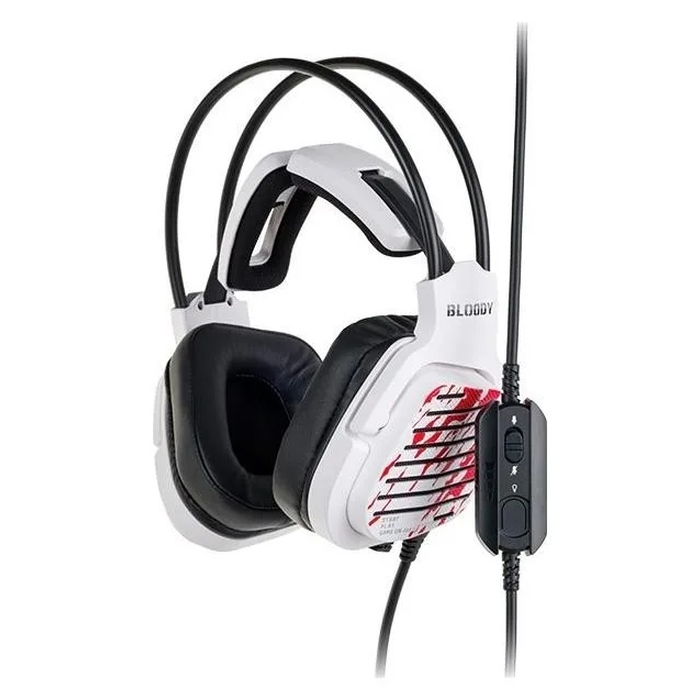 A4Tech Bloody G565 Energy λευκά ακουστικά gaming (USB, 7.1)