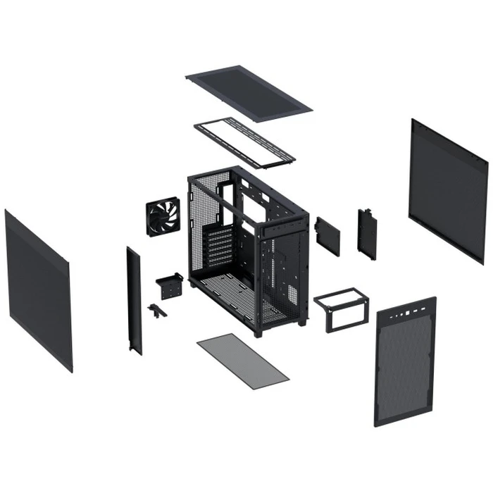 Asus Prime AP303 Mesh Μαύρο - Κουτί Υπολογιστή Midi Tower