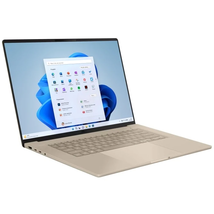 ASUS Zenbook A16 OLED UX3607QA-SH039W - Snapdragon X1 26 100 / 16" WUXGA OLED / 16GB LPDDR5X / 512GB PCIe 4.0 SSD / Windows 11 Home / Zabriskie Beige