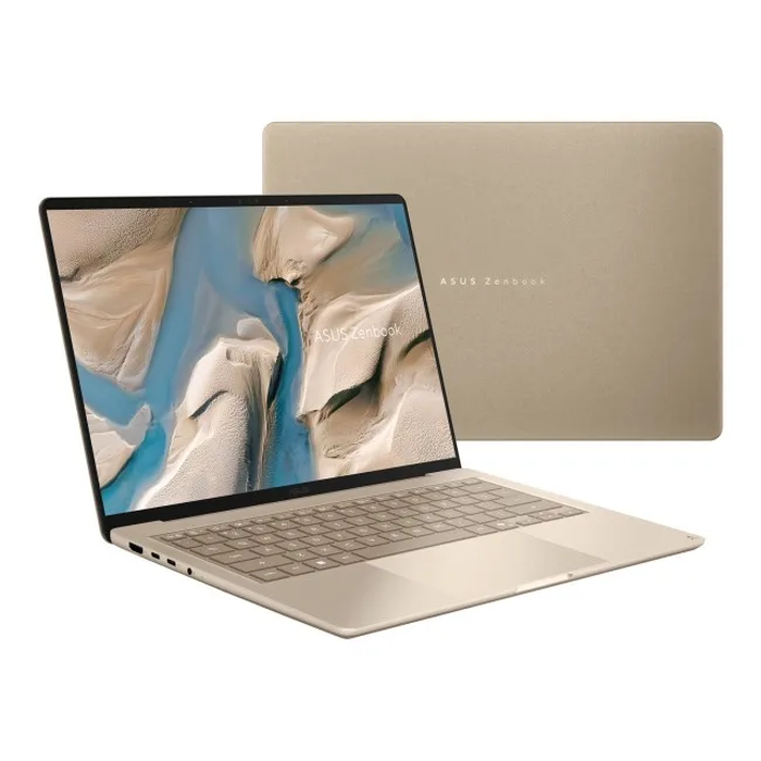ASUS Zenbook 14 OLED UX3480AA-U1341W - Ultra 7 355 / 14" / 16GB / 512GB / Windows 11 Home / Zabriskie Beige (Μπεζ) (US Keyboard)