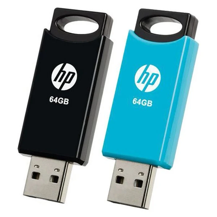 USB Flash HP 212 USB 2.0 Μπλε/Μαύρο (2 uds) 32 GB