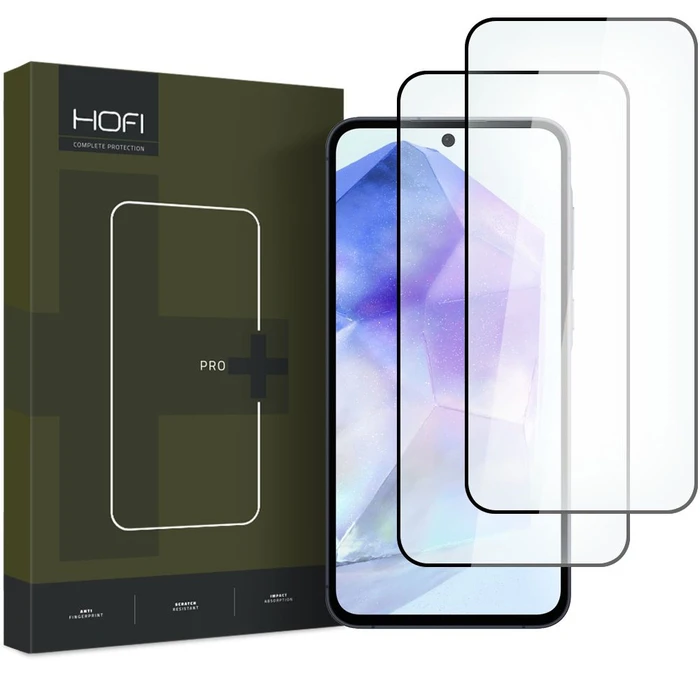 Hofi Glass Pro+ Samsung Galaxy A35 / A55 5G Black [2 PACK]