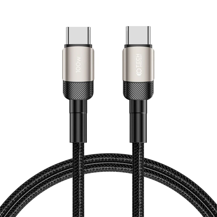 Tech-Protect Ultraboost Evo cable USB-C / USB-C PD 100W 5A 100cm Titanium