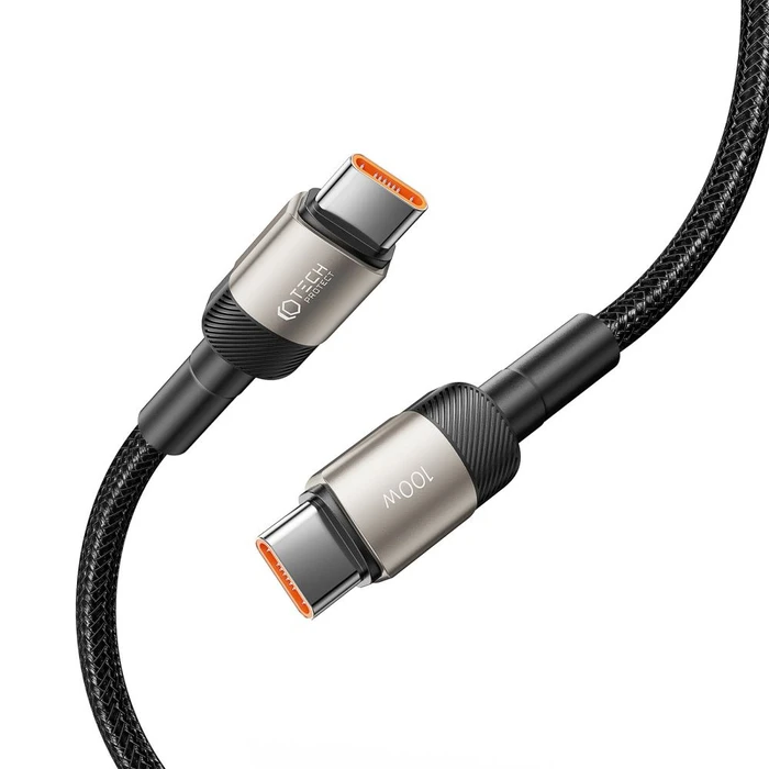 Tech-Protect Ultraboost Evo cable USB-C / USB-C PD 100W 5A 100cm Titanium