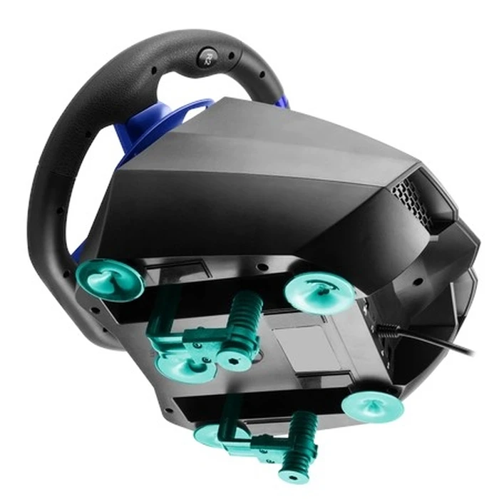 FlashFire Suzuka F111 Gaming Τιμόνι (Black/Blue) για PS5, PS4, PS3, PC, Nintendo Switch, Xbox