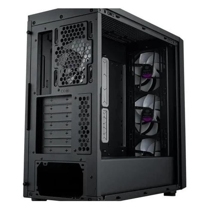 Cooler Master MasterBox 600 ARGB Gaming Midi Tower PC Case Black with Side Window and ARGB Lighting