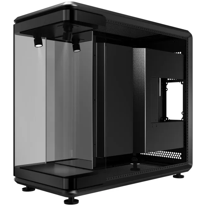 Cooler Master MasterFrame 360 Panorama - Mid Tower PC Case with Side Window (Black)