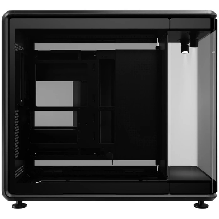 Cooler Master MasterFrame 360 Panorama - Mid Tower PC Case with Side Window (Black)