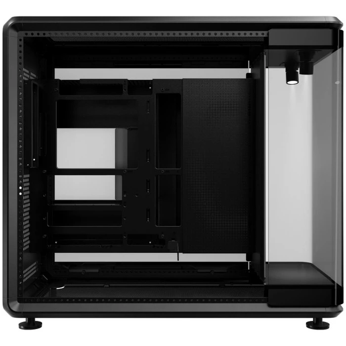 Cooler Master MasterFrame 360 Panorama - Mid Tower PC Case with Side Window (Black)