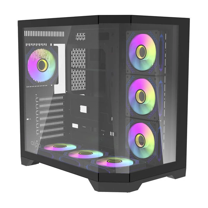 Darkflash FT418 Pro Gaming Midi Tower Κουτί Υπολογιστή με RGB Φωτισμό - Μαύρο