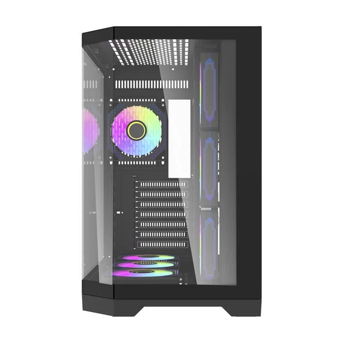 Darkflash FT418 Pro Gaming Midi Tower Κουτί Υπολογιστή με RGB Φωτισμό - Μαύρο