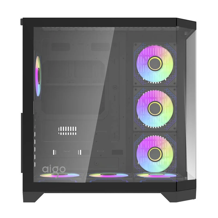 Darkflash FT418 Pro Gaming Midi Tower Κουτί Υπολογιστή με RGB Φωτισμό - Μαύρο