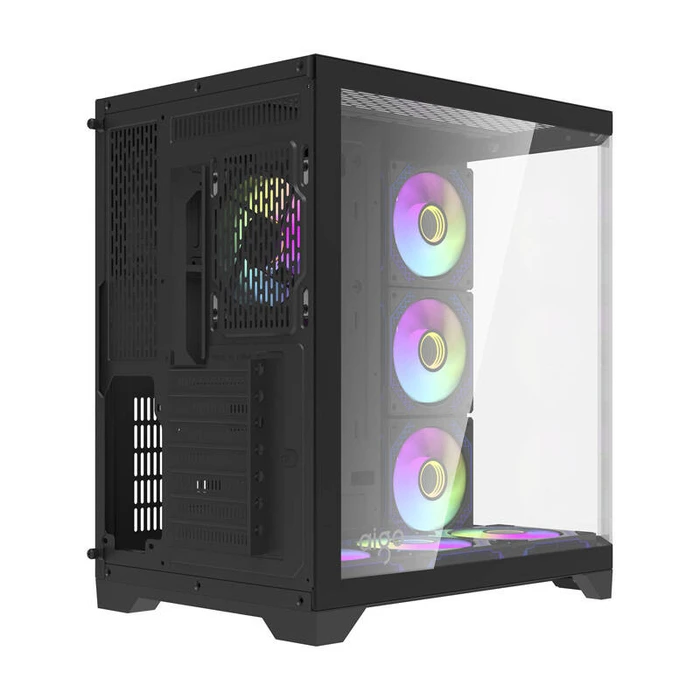 Darkflash FT418 Pro Gaming Midi Tower Κουτί Υπολογιστή με RGB Φωτισμό - Μαύρο