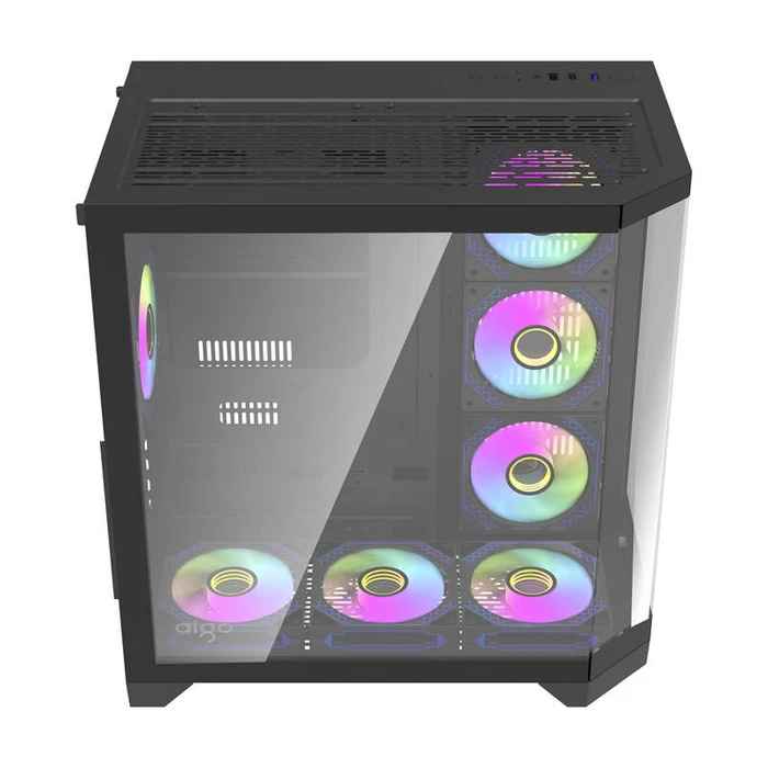 Darkflash FT418 Pro Gaming Midi Tower Κουτί Υπολογιστή με RGB Φωτισμό - Μαύρο